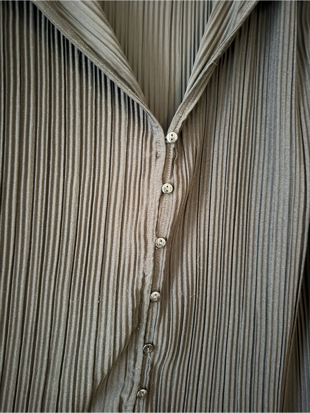 Rachel Zoe Sleeveless Micro Pleated Blouse - Picture 5 of 5